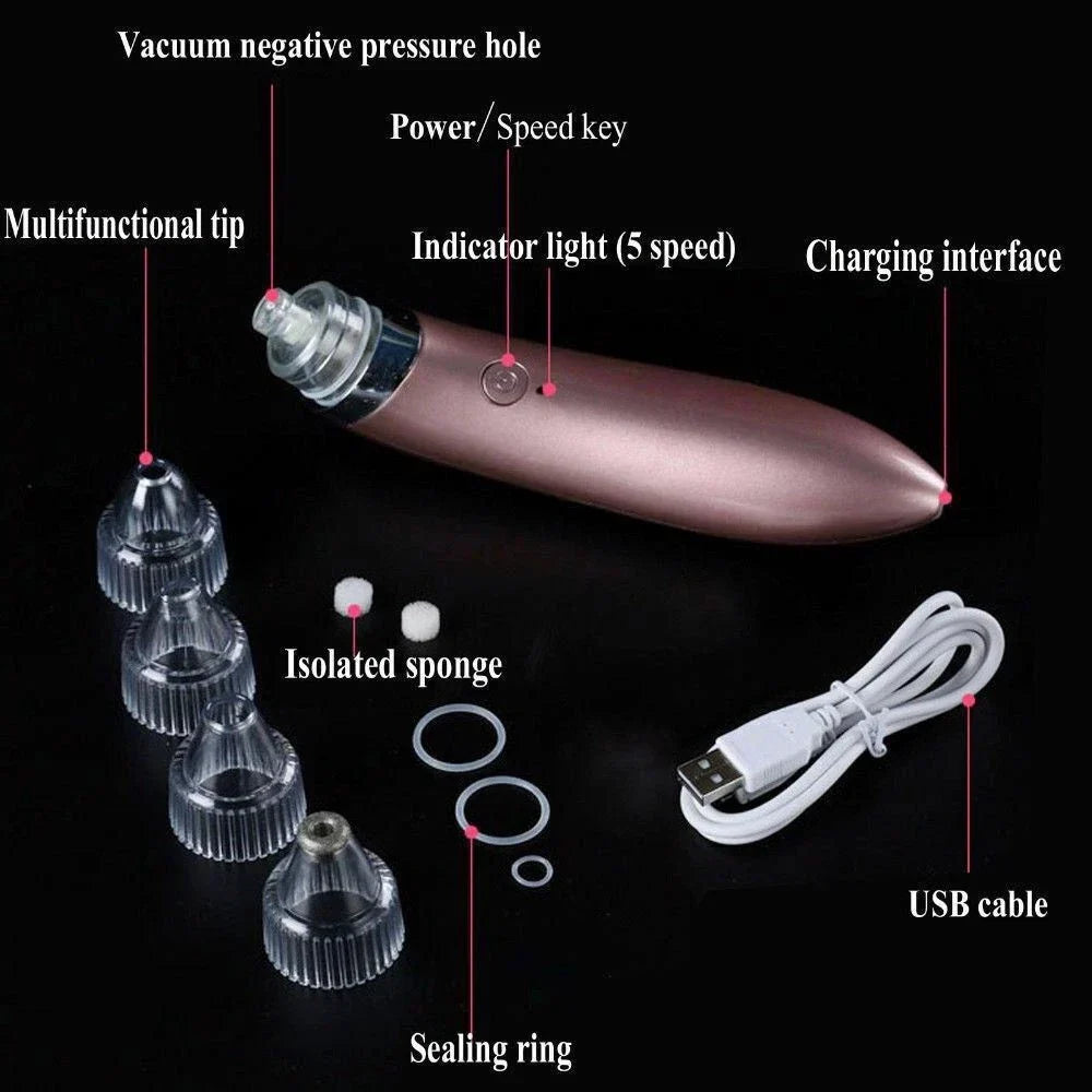 Blackhead Remover Vacuum Acne Cleaner – Deep Pore Cleansing for Flawless Skin